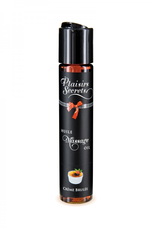 Huile de massage gourmande - Crème Brulée